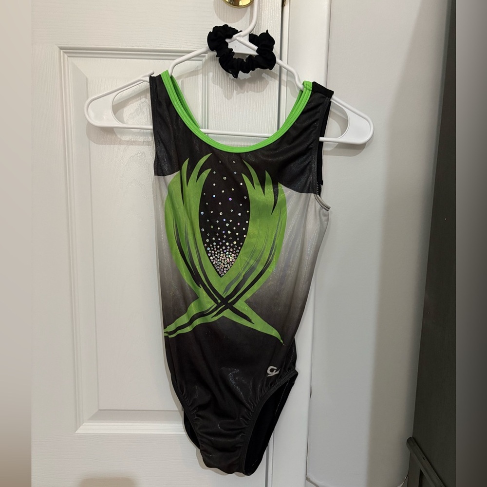 Rising Emerald Black and Green Gk elite Leotard
E3847 AM